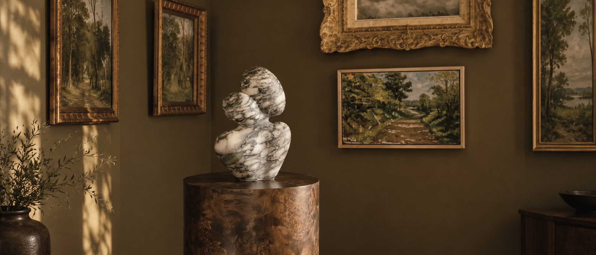 Artful home objects and decorative pieces