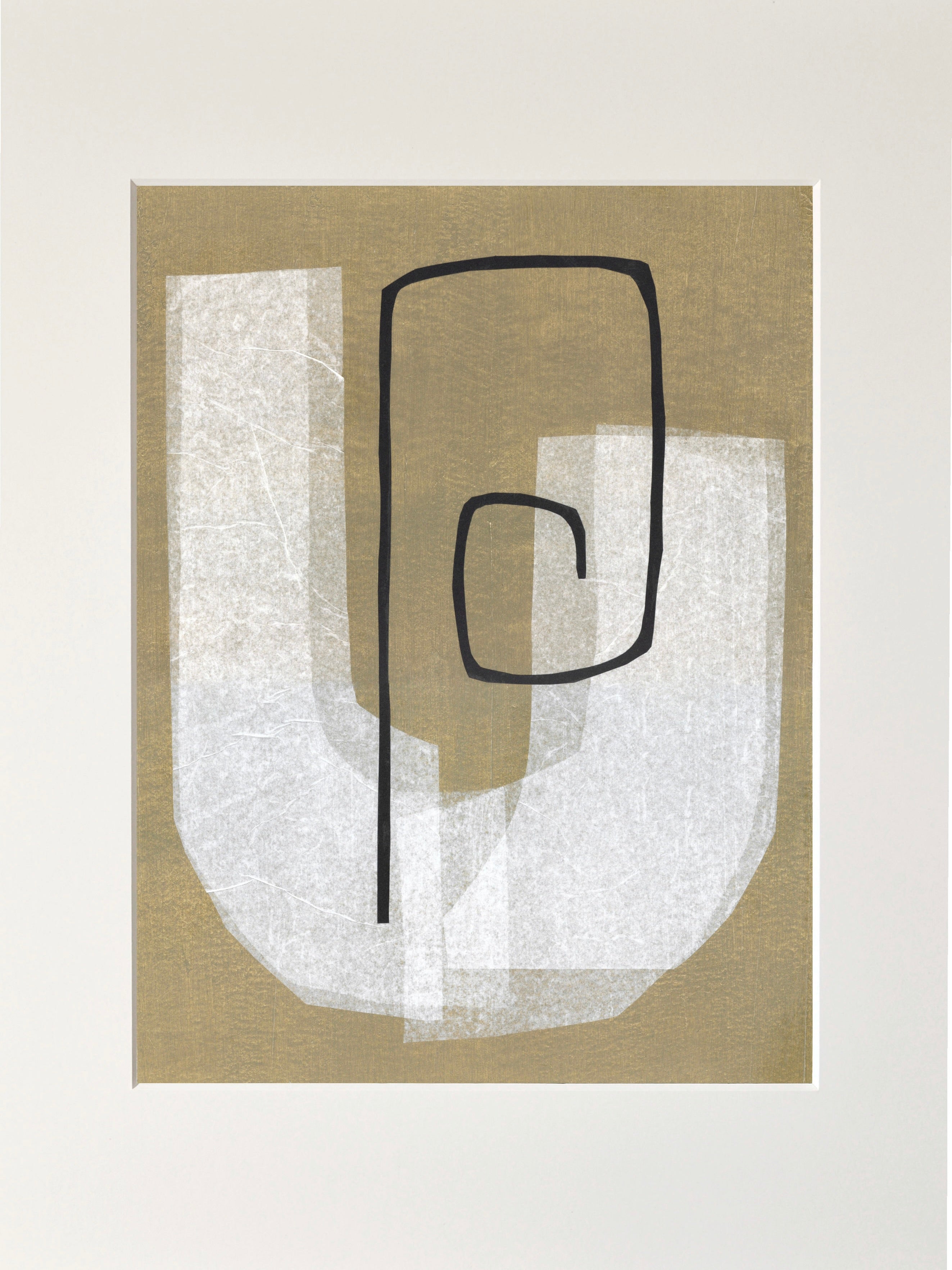 Textured Paper Collage Wall Art