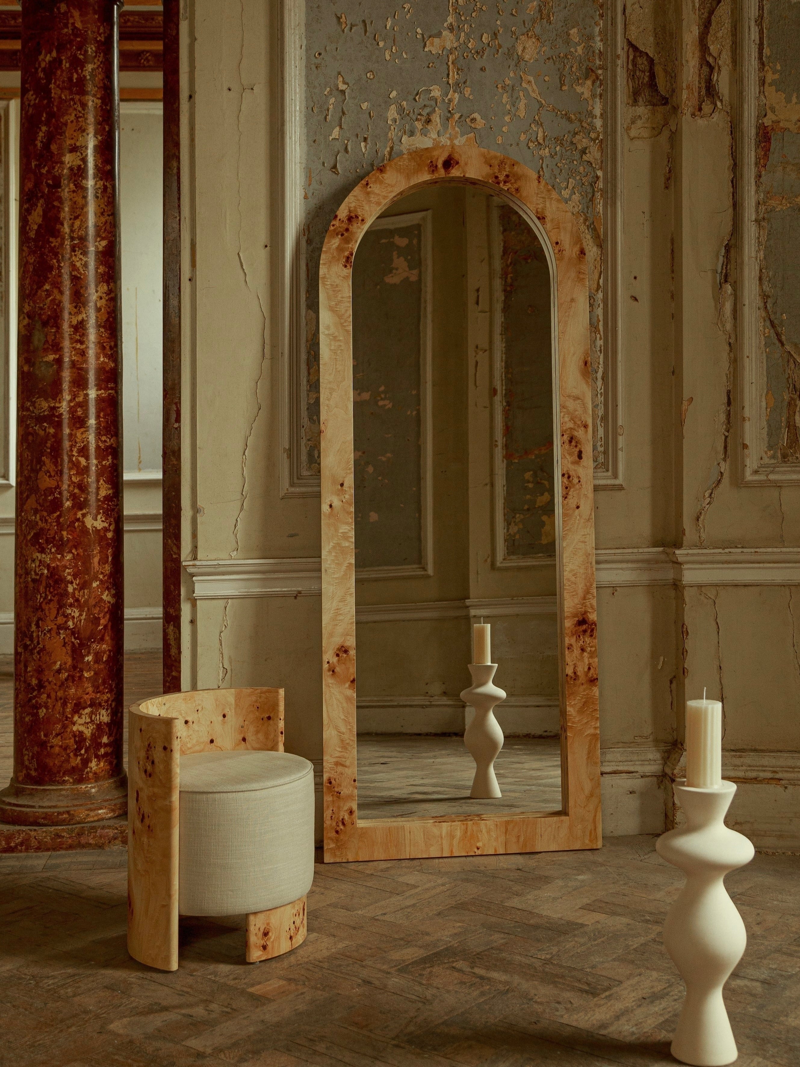 Thoughtfully arranged interior objects
