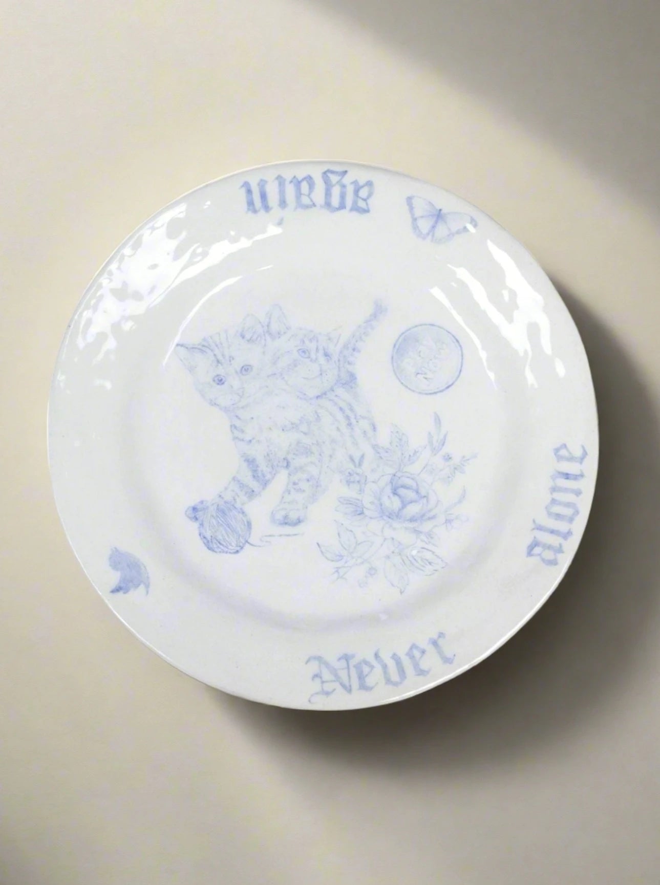 Illustrated Companion Ceramic Decorative Plate