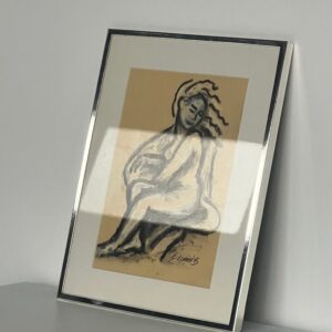 Monochrome Pastel Life Drawing