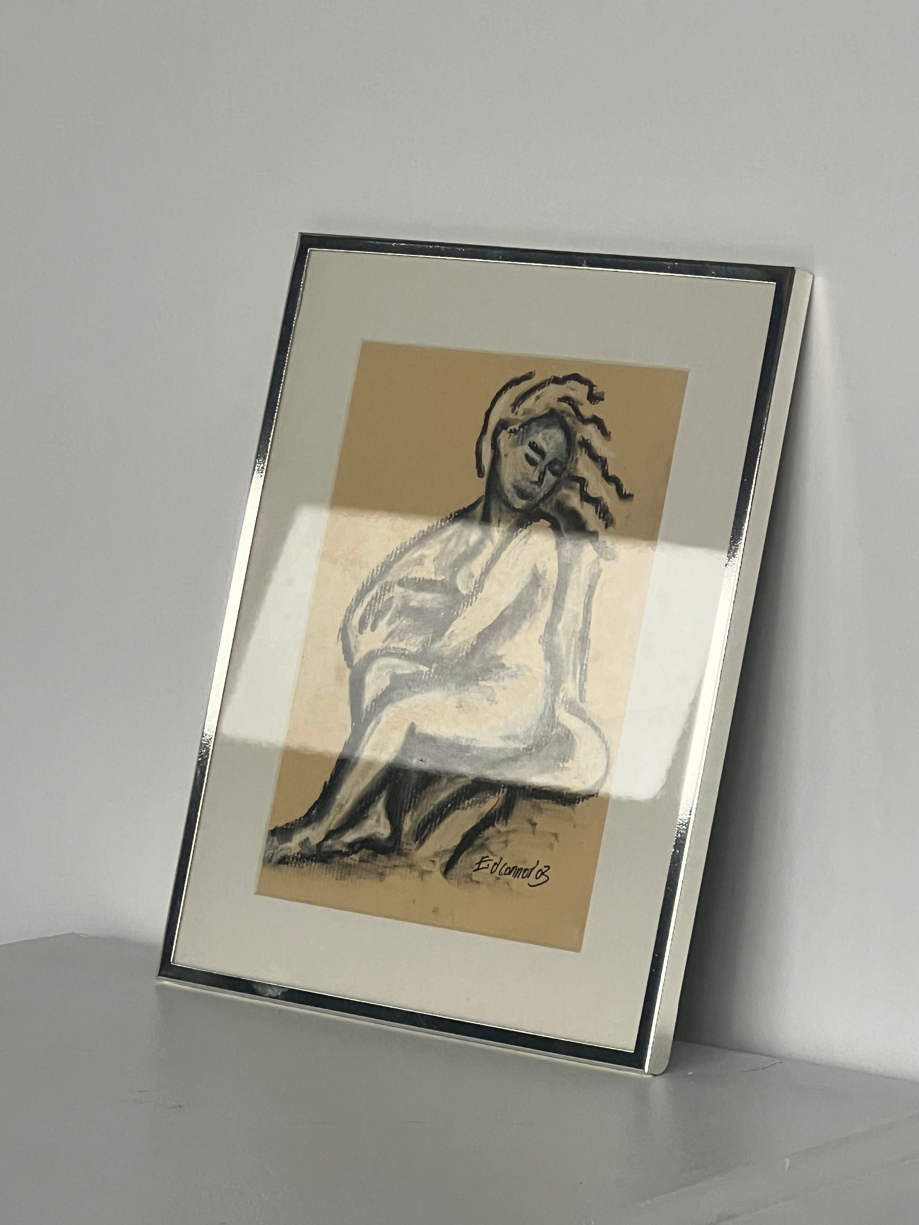 Monochrome Pastel Life Drawing