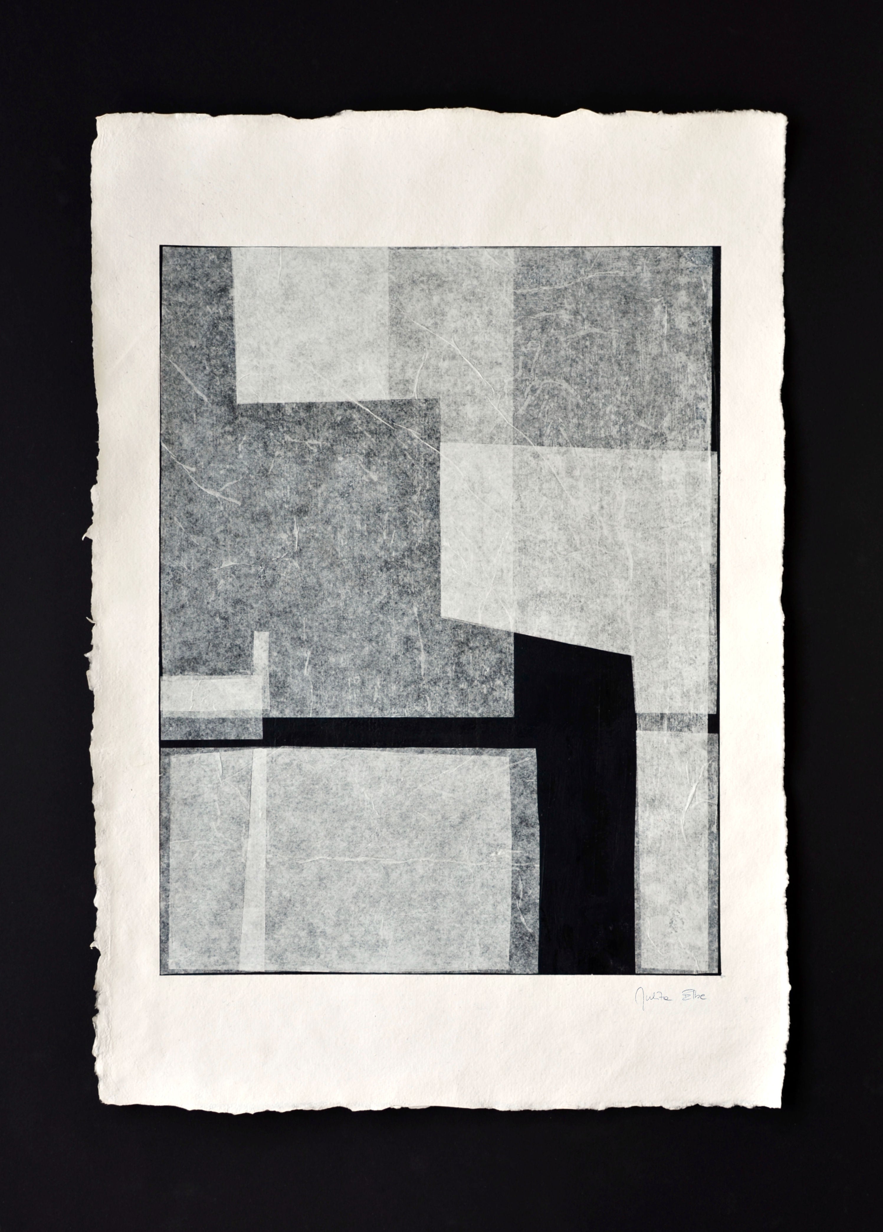 Abstract Paper Collage Wall Art - Image 2