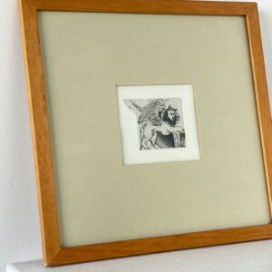 Framed Mounted Hand Illustration