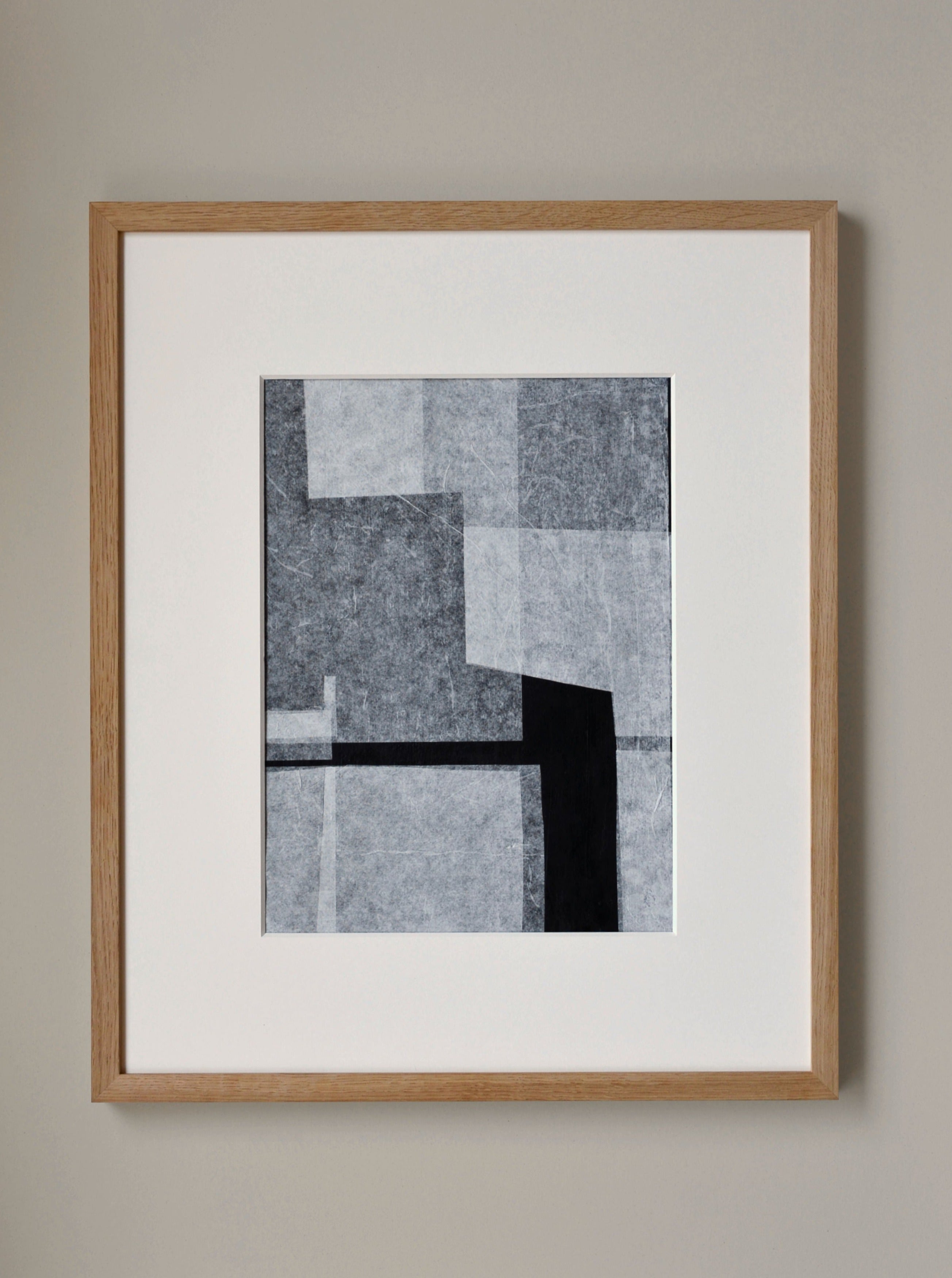 Abstract Paper Collage Wall Art