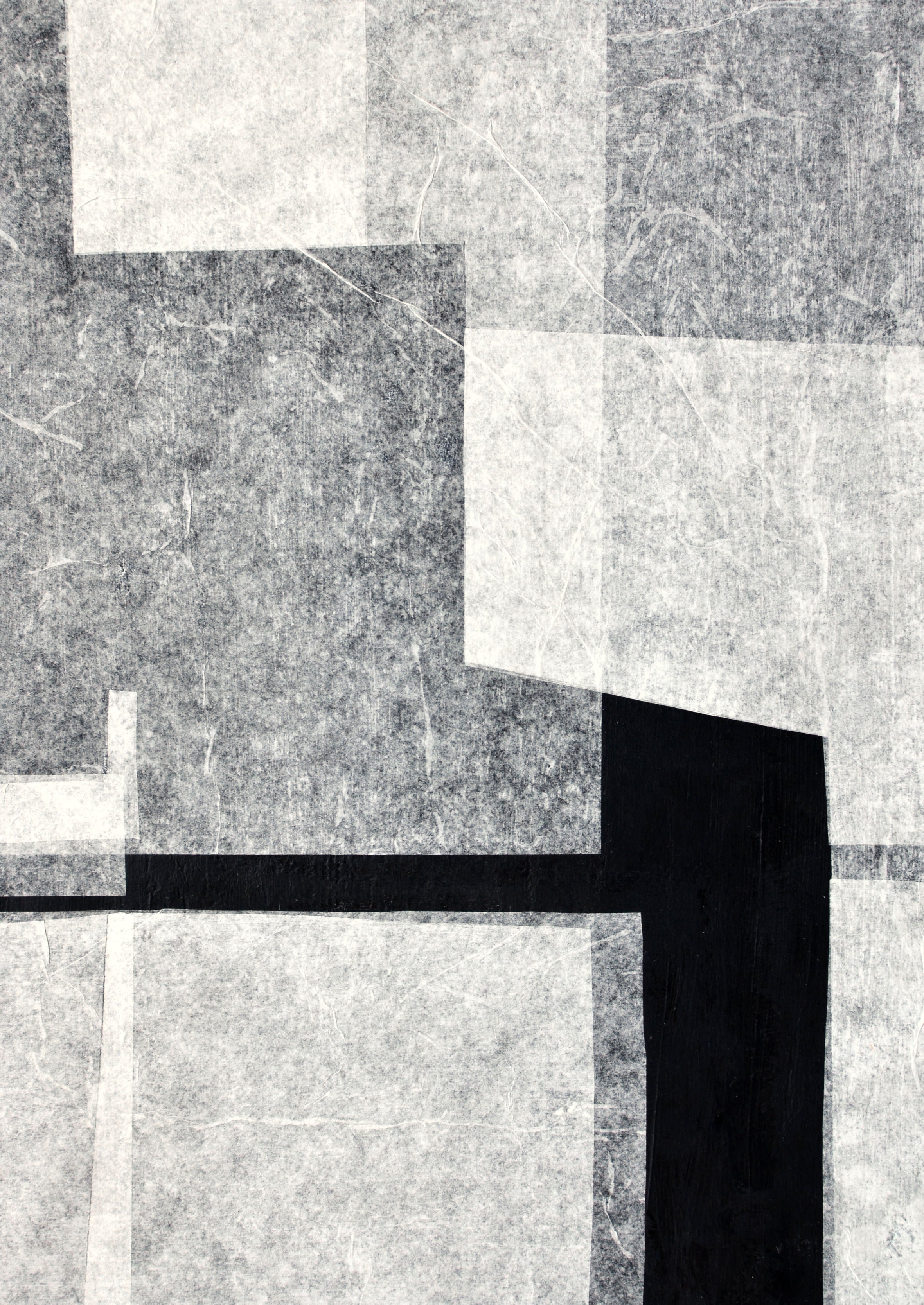 Abstract Paper Collage Wall Art - Image 3
